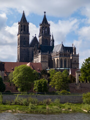 Obraz premium The Magdeburg Cathedral in Germany