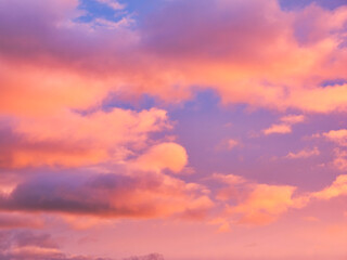 Stormy Winter Colours at Sunrise over Dorset England