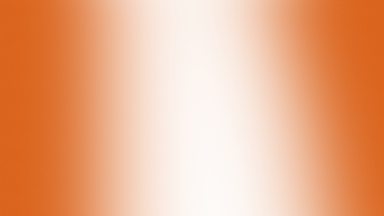 Smooth orange and white vertical gradient background for minimalist design.