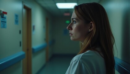 Female healthcare professional in uniform