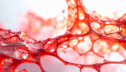 Abstract Red Network Structure