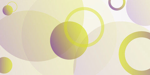 geometric abstarct background,green and yellow gradations,circle effect style, modern ,vector eps 10