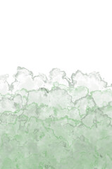 Fototapeta premium Green digital watercolor texture. Abstract grass design element. Soft gradient background for montage, overlay or banners.
