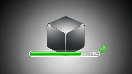 Progress Bar with Tech Icon
