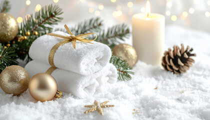 Winter Spa Christmas Decoration