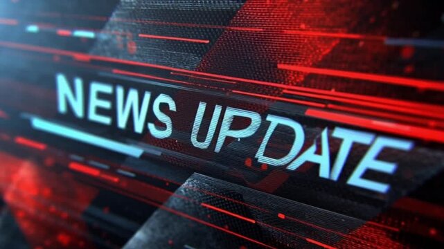 &ldquo;News Update&rdquo; Motion Graphics Package Featuring Advanced Broadcast Design, Dynamic Visual Effects, and Modern News Presentation for Real-Time Updates Across Television and Digital Media Platform