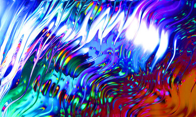 abstract glass wave background with shiny gradient, colorful liquid flow texture, modern futuristic design