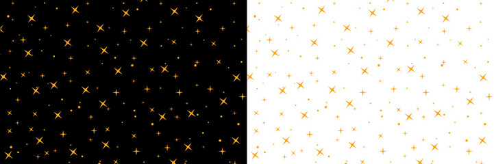 Golden stars abstract vector background  © NadeAnamta