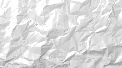 Obraz premium Textured White Crumpled Paper Background for Creative Projects