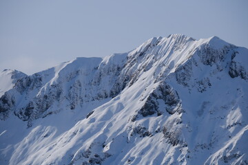 冬 雪の谷川岳 日本