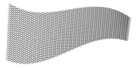 Abstract net curve line pattern with black color in white background. © Aisyah