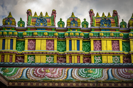 hindu temple in sri lanka, religion, ganesha, haputale, highlands, ceylon