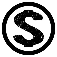 Letter S Icon in Circle, Alphabet Symbol Logo for App, UI and Branding