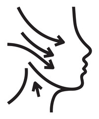 Facial lift and skin tightening icon