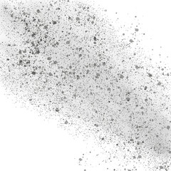 Obraz premium Dust and sand clouds on transparent background. Realistic dust clouds. Brown crumbly ground smoke effect, environmental pollution. 