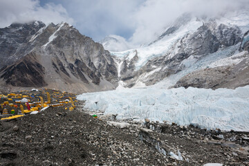 Everest south base camp view, Nepal