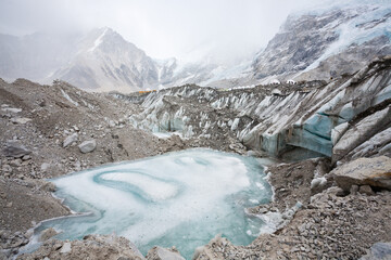 Everest south base camp view, Nepal