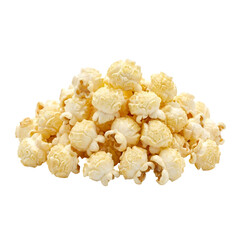 Delicious fluffy popcorn pile