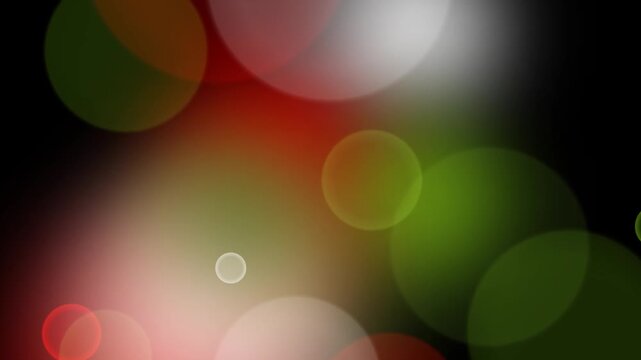 Vibrant abstract background with colorful glowing bokeh lights for motion graphics, digital effects, and creative projects