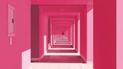 Pink corridor from falling numbers 