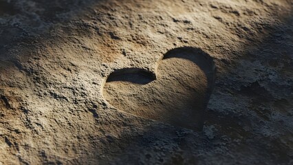 Heart in Sand