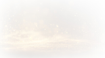Fototapeta premium Light particles scatter in the air creating a soft background effect suitable for various design projects