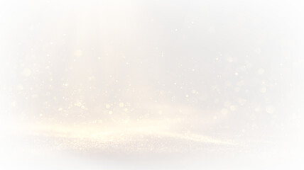 Fototapeta premium Bright particles float in the air with a transparent background, creating a light and airy effect for various uses