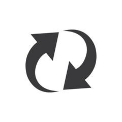 Refresh Arrow Icon &ndash; Reload Update Circular Symbol