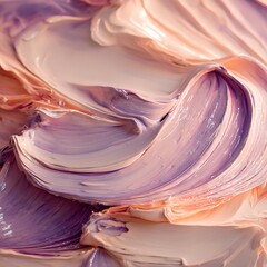 Swirling Pastel Paint Texture Close Up Macro Shot abstract Photo background
