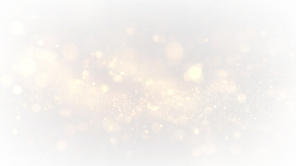 Soft golden sparkles dance on a transparent background creating a warm and inviting space for various designs and visuals