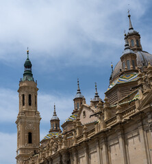 Obraz premium Ornate historic building with domes and spires