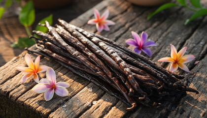 Premium Tahitian vanilla beans