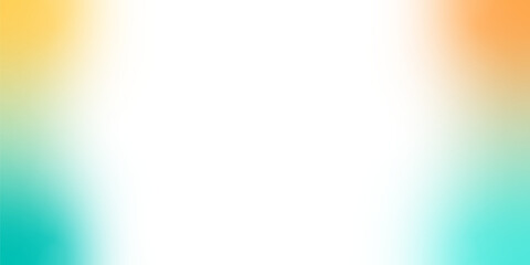 A colorful abstract background with shades of orange and teal gradating into white