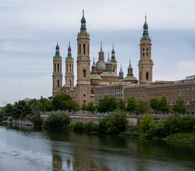 Historic basilica by the river