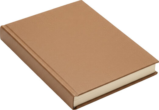 Closed Brown Hardcover Book