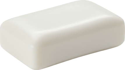 White Bar Soap Isolated