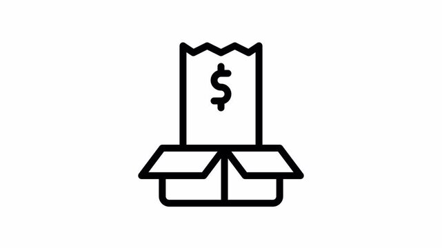 delivery animated icon - Motion Graphic Elements for Business ,Presentations and Design