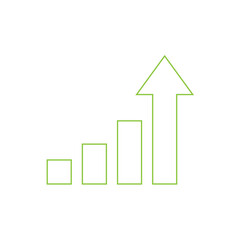 Growth Icon &ndash; Business Success and Upward Trend Symbol