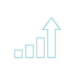 Growth Icon &ndash; Business Success and Upward Trend Symbol