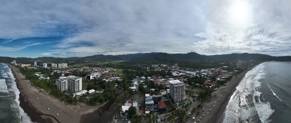 Jaco Beach Panorama: Costa Rica's Coastal Paradise