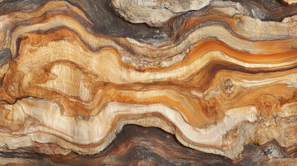 Abstract Natural Wood Grain Pattern Texture