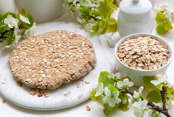 The Beltuinn Bannock, Bonnach Bealltainn - traditional holiday oatmeal flatbread