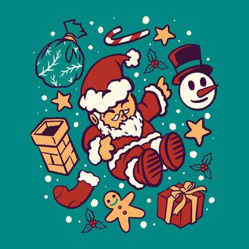 the jolly mini santa claus