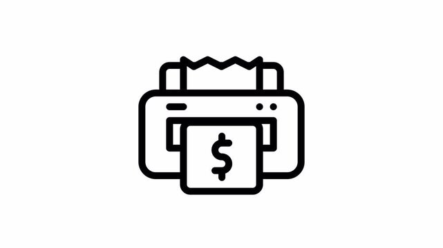 printing animated icon - Motion Graphic Elements for Business ,Presentations and Design