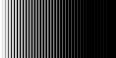 Fototapeta premium Vertical stripes pattern isolated on white background