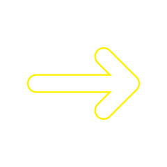 Right Arrow Icon &ndash; Forward Navigation Direction Symbol