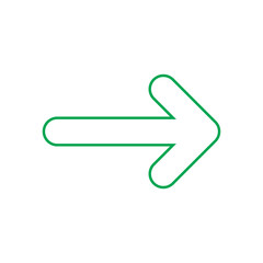 Right Arrow Icon &ndash; Forward Navigation Direction Symbol
