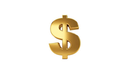 Obraz premium Golden dollar symbol