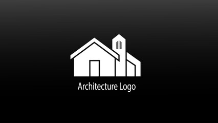 Architecture Logo House Home builder construction logo editable 