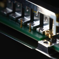 Fototapeta premium Electronic Circuit Board Detail